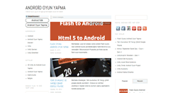 Desktop Screenshot of androidoyunyapma.com